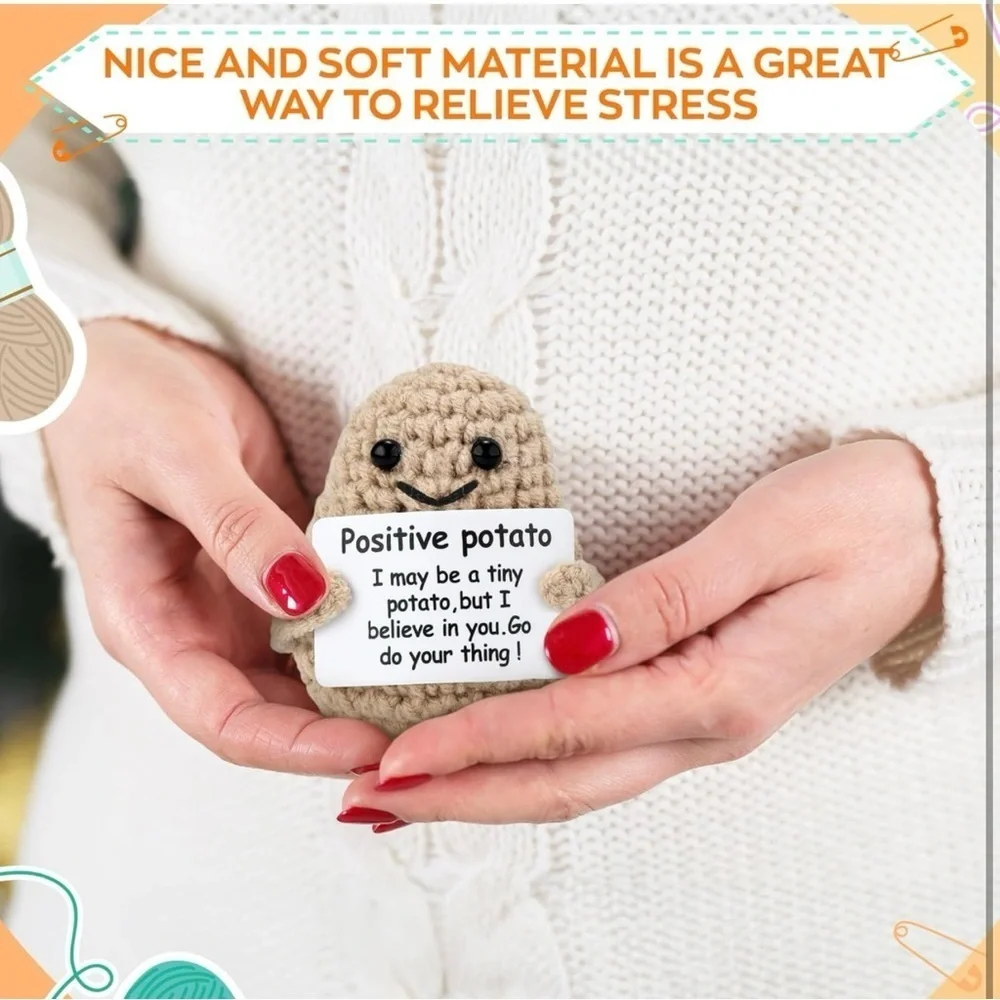 Positively Adorable New Crochet Potato: Your Tiny Companion for Joy & Motivation